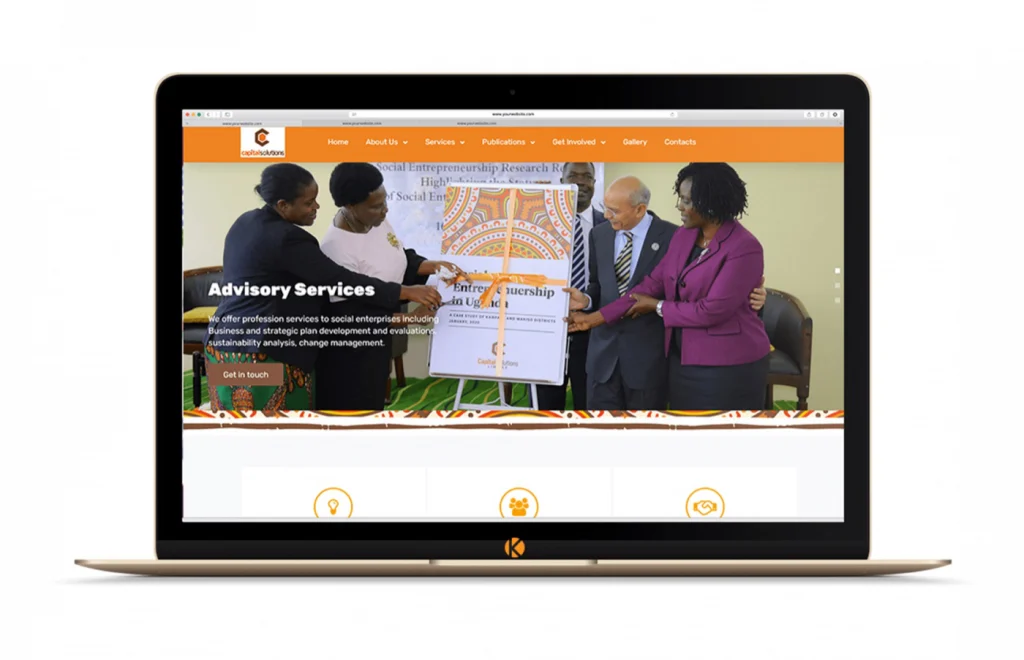 Capital Solutions Limited website by KasiryeLabs