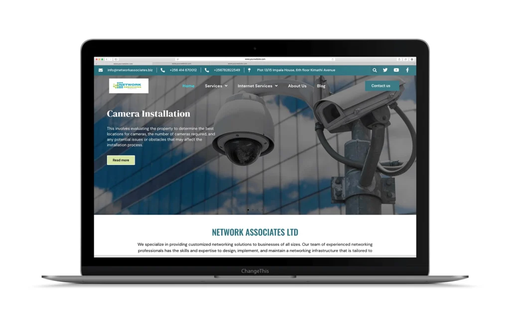 Network Associates LTD website by KasiryeLabs
